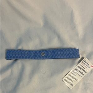 Blue Patterned Headband